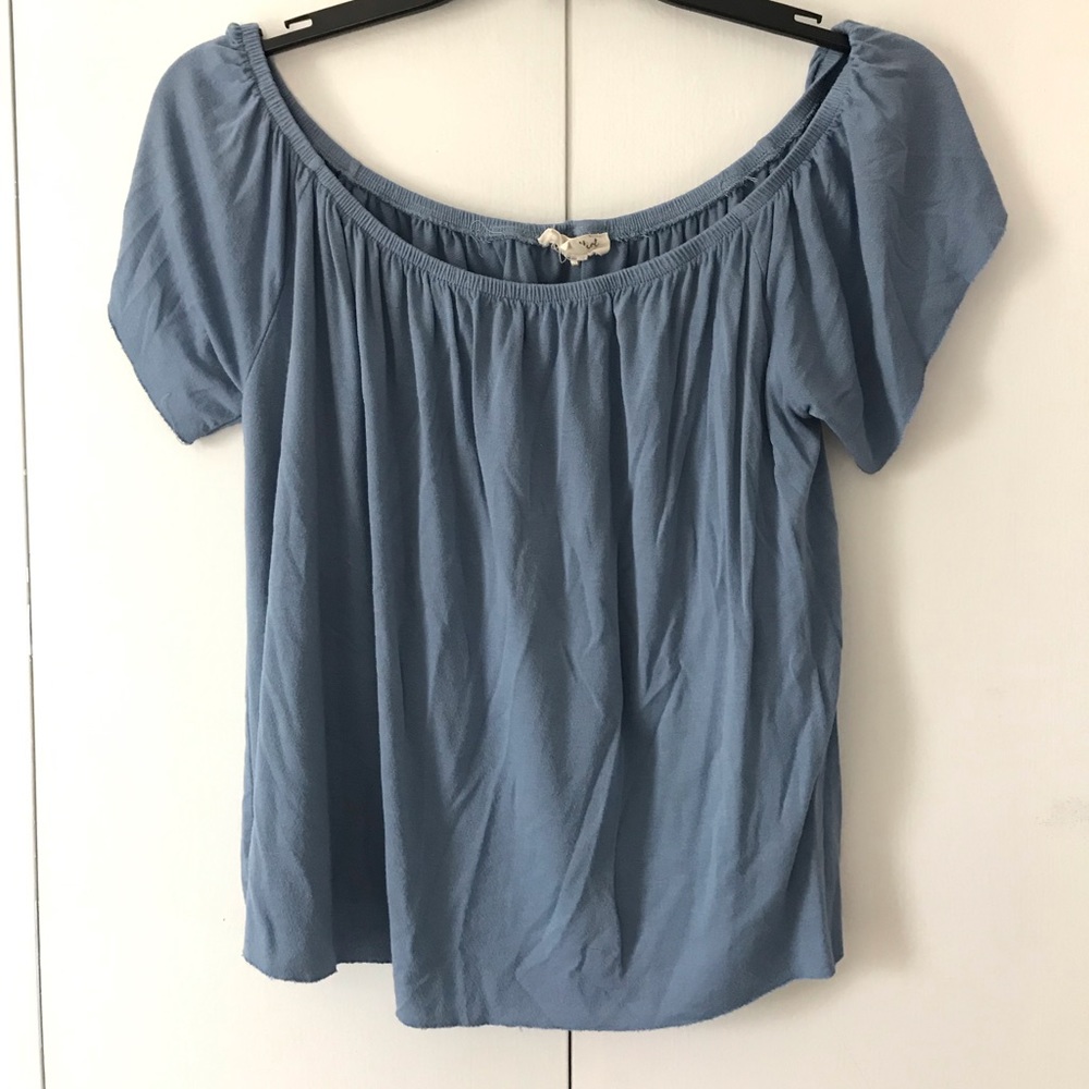 flowy off the shoulder top